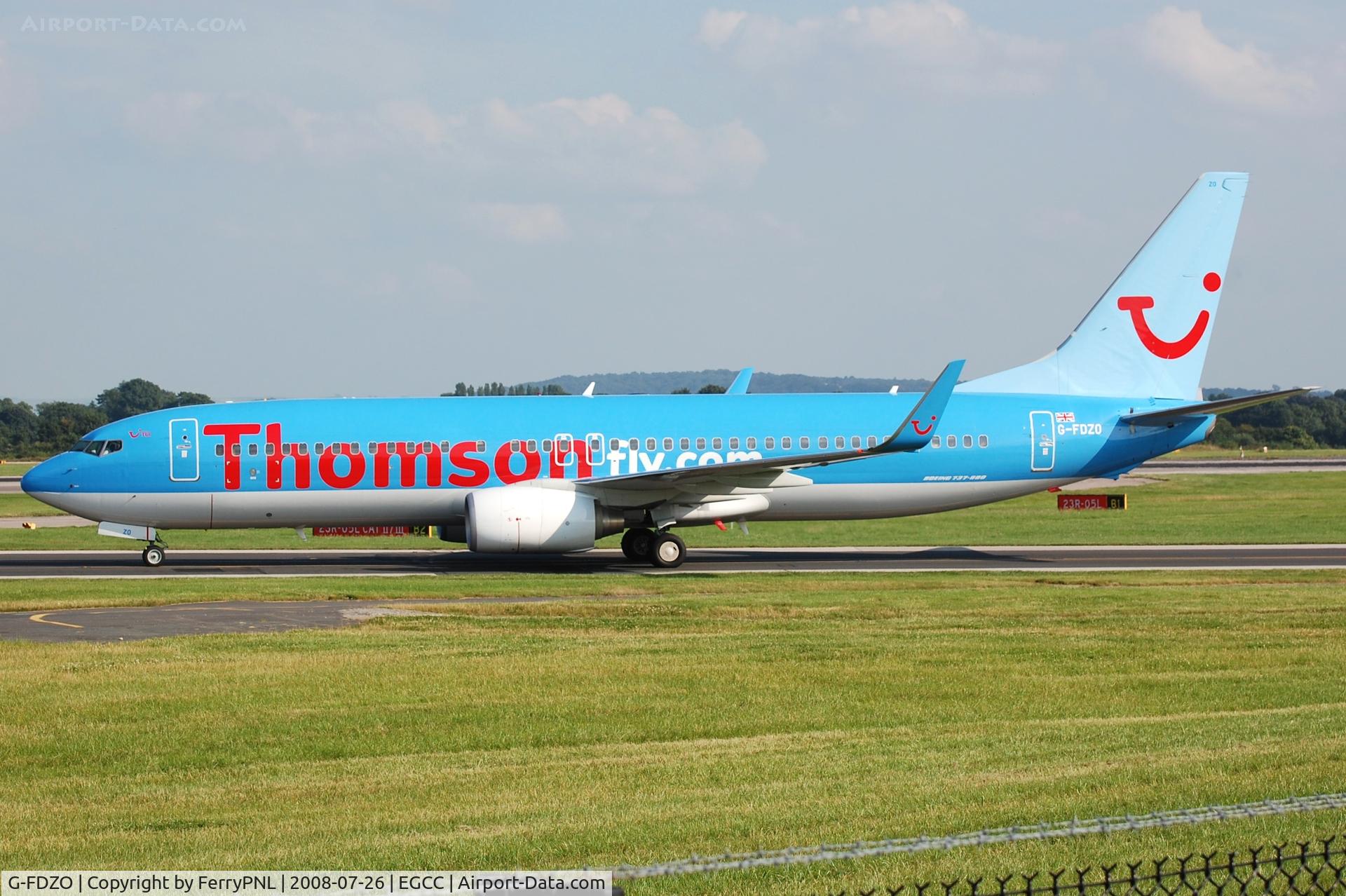 G-FDZO, 2007 Boeing 737-8K5 C/N 34691, Thomson B738