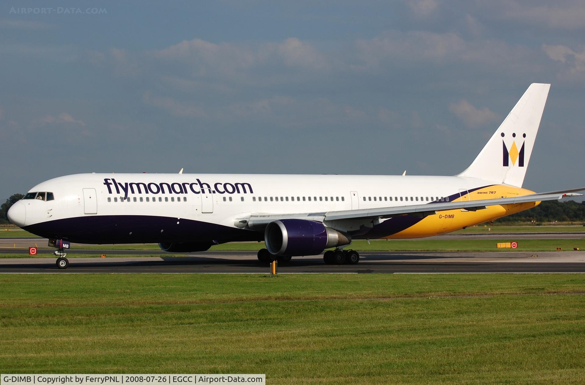 G-DIMB, 1997 Boeing 767-31K C/N 28865, Monarch B763 is now a freighter for Amazon Prime.