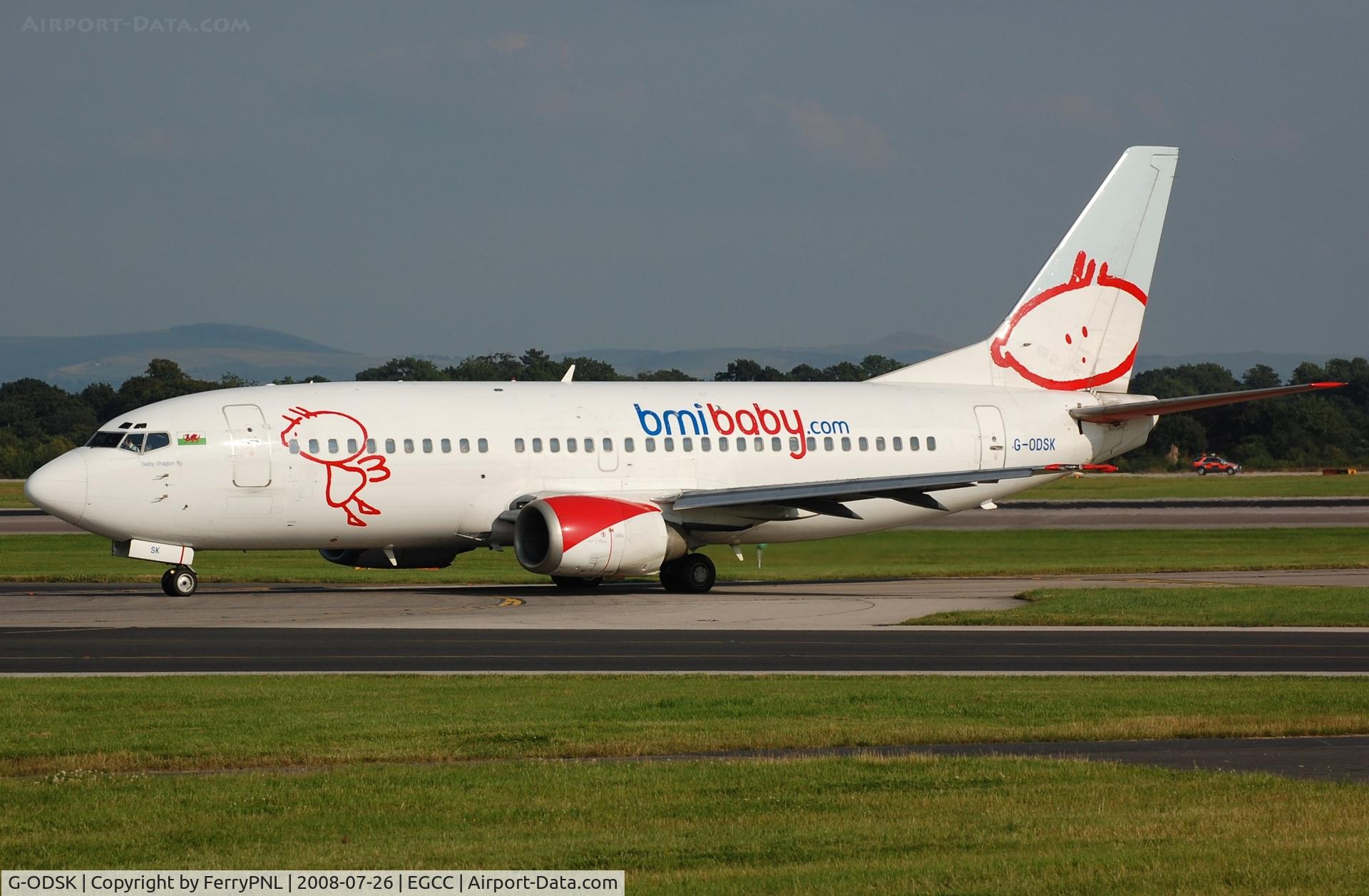 G-ODSK, 1997 Boeing 737-37Q C/N 28537, Arrival of BMI Baby B733