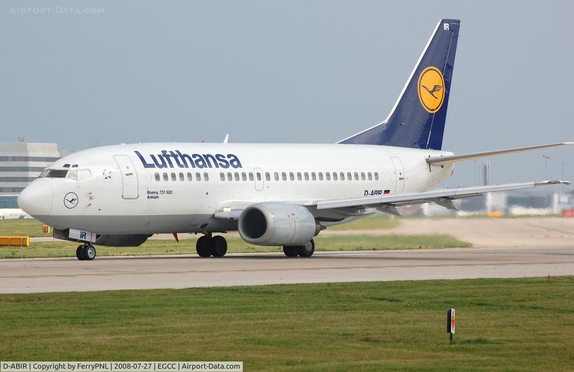 D-ABIR, 1991 Boeing 737-530 C/N 24941, Lufthansa B735 starting its take-off run.