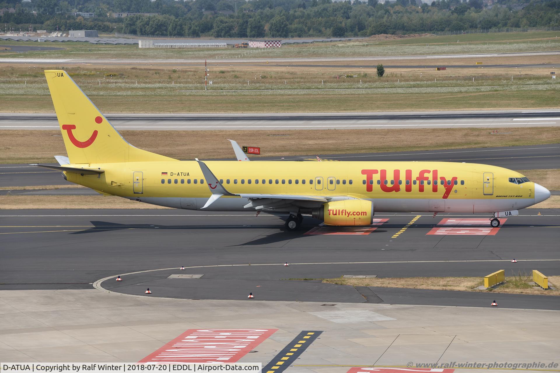 D-ATUA, 2010 Boeing 737-8K5 C/N 37245, Boeing 737-8K5(W) - X3 TUI TUIfly - 37245 - D-ATUA - 20.07.2018 - DUS