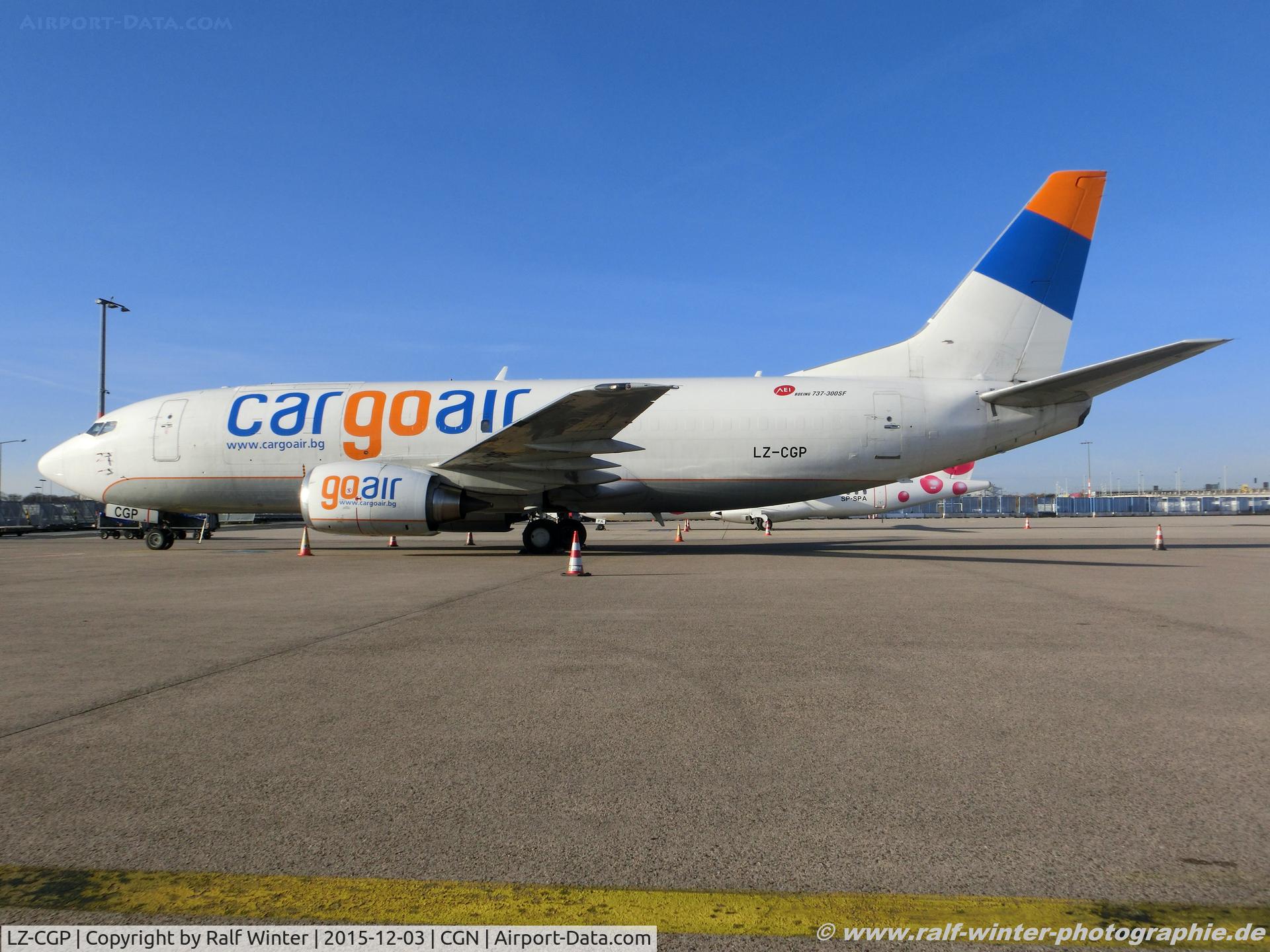 LZ-CGP, 1987 Boeing 737-35B C/N 23970, Boeing 737-35B - CGF CarGo Air - 23970 - LZ-CGP - 03.12.2015 - CGN