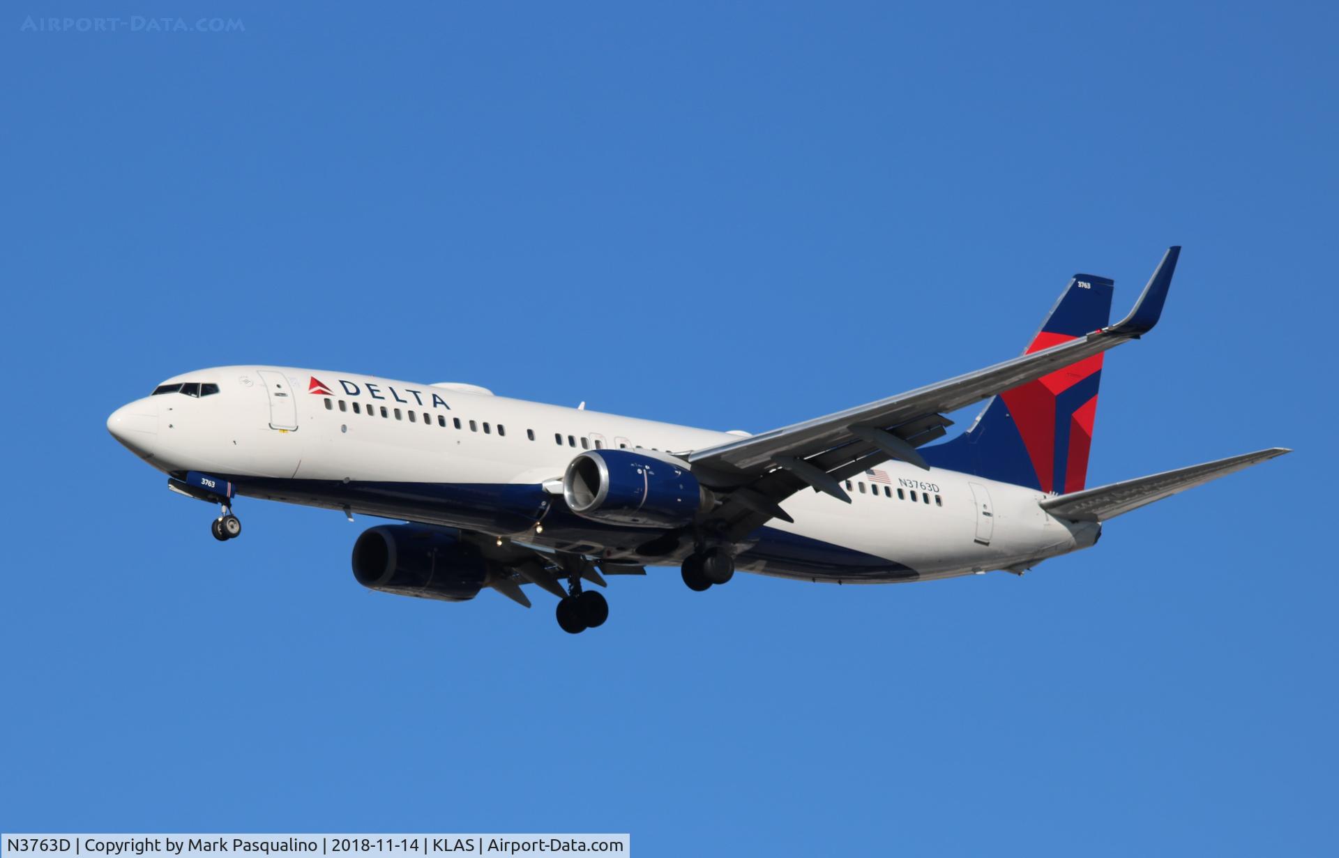 N3763D, 2001 Boeing 737-832 C/N 29629, Boeing 737-832