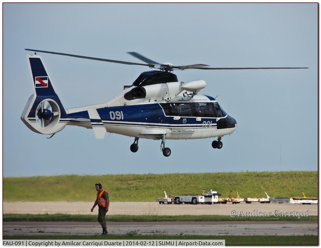 FAU-091, Airbus Helicopters AS-365N-3+ Dauphin C/N 6532, take off from SUMU