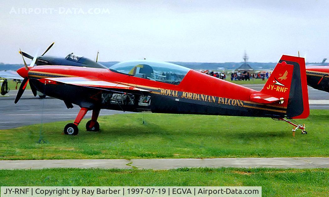 JY-RNF, Extra EA-300 C/N 063, JY-RNF   Extra EA.300 [063] (Royal Jordanian Falcons) RAF Fairford~G 19/07/1997