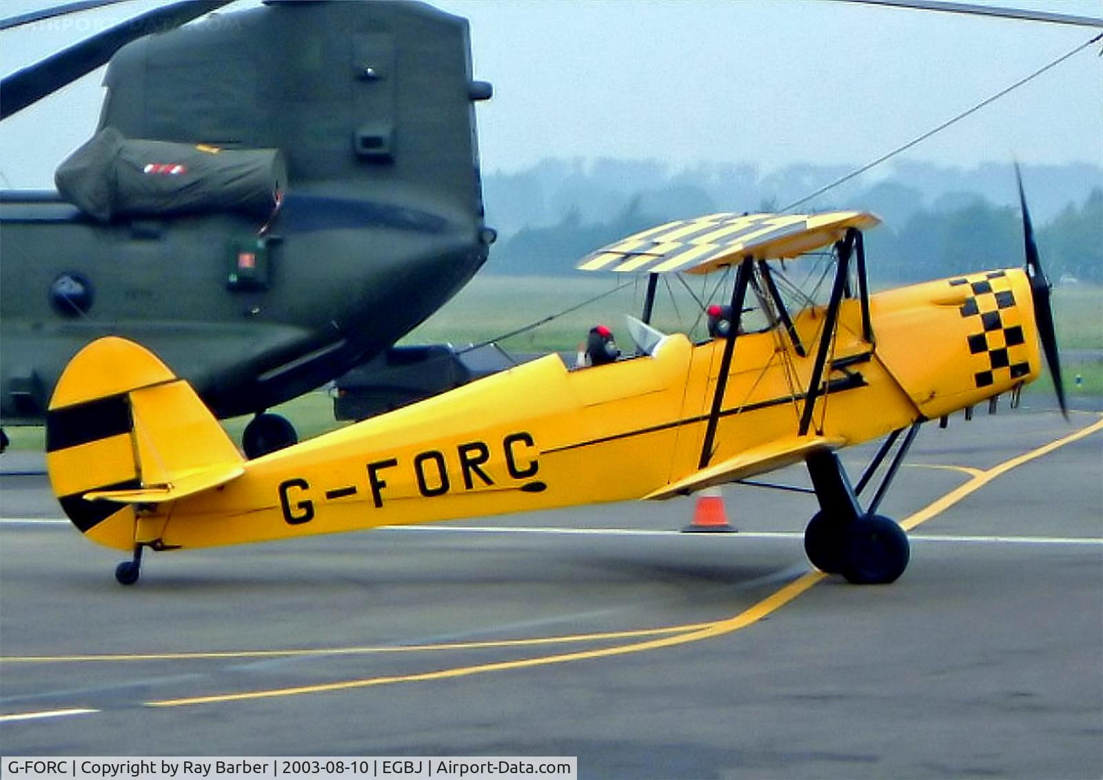 G-FORC, 1948 Stampe-Vertongen SV-4C C/N 665, G-FORC   SNCAN Stampe SV.4C [665] Staverton~G 10/08/2003