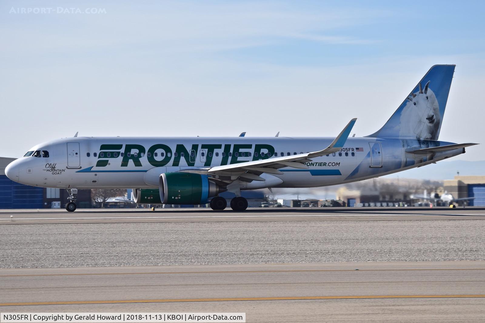 N305FR, 2016 Airbus A320-251N C/N 7387, Take off roll on RWY 10L.