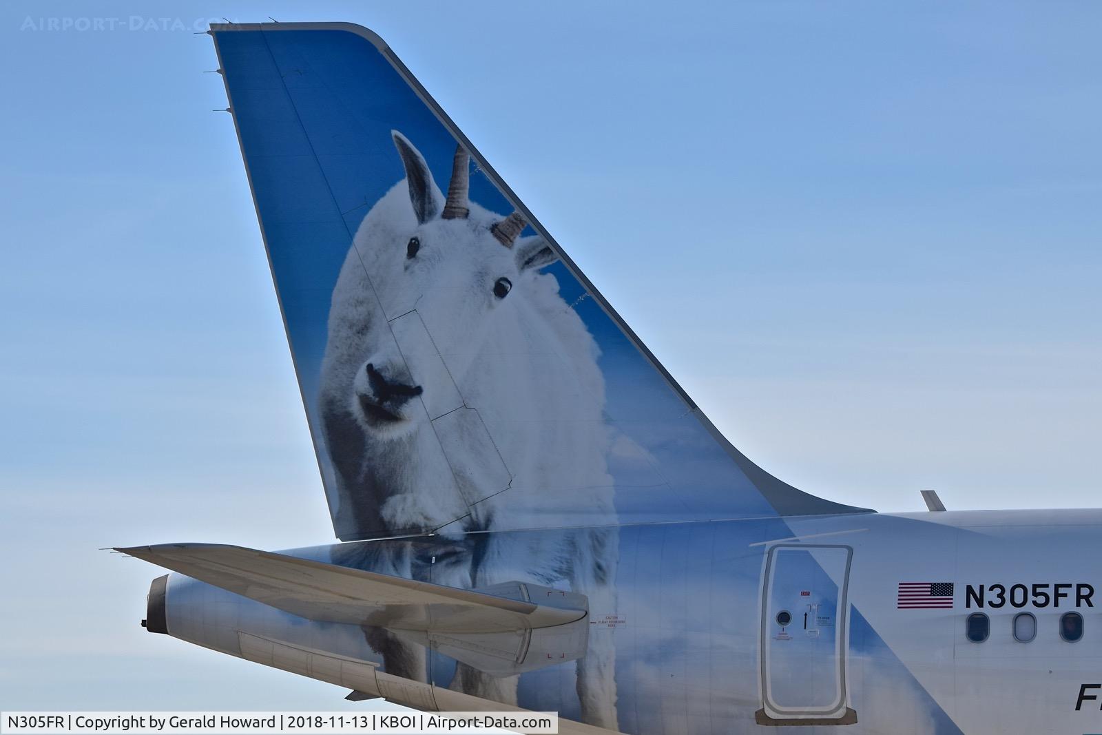 N305FR, 2016 Airbus A320-251N C/N 7387, Cliff the Mountain Goat.