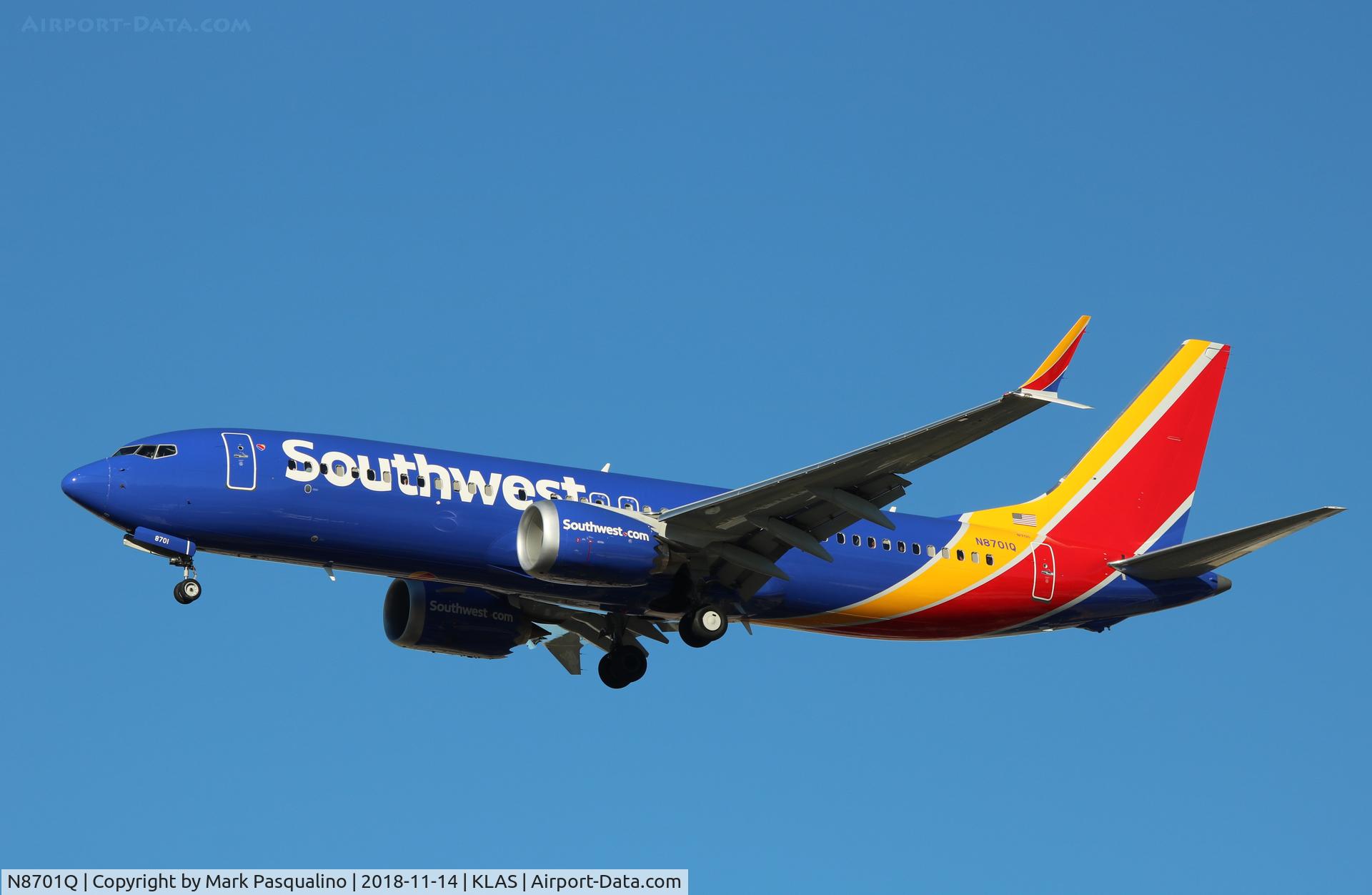 N8701Q, 2015 Boeing 737-8 MAX C/N 42554, Boeing 737-8