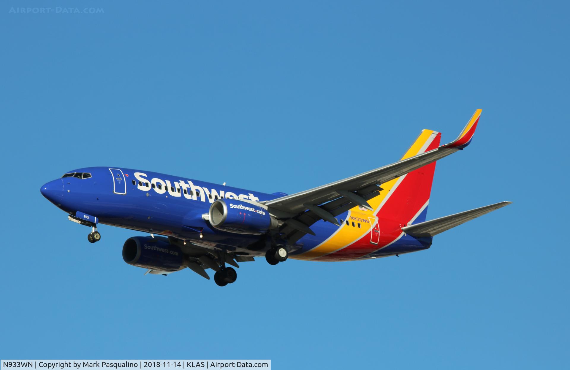 N933WN, 2009 Boeing 737-7H4 C/N 36640, Boeing 737-7H4