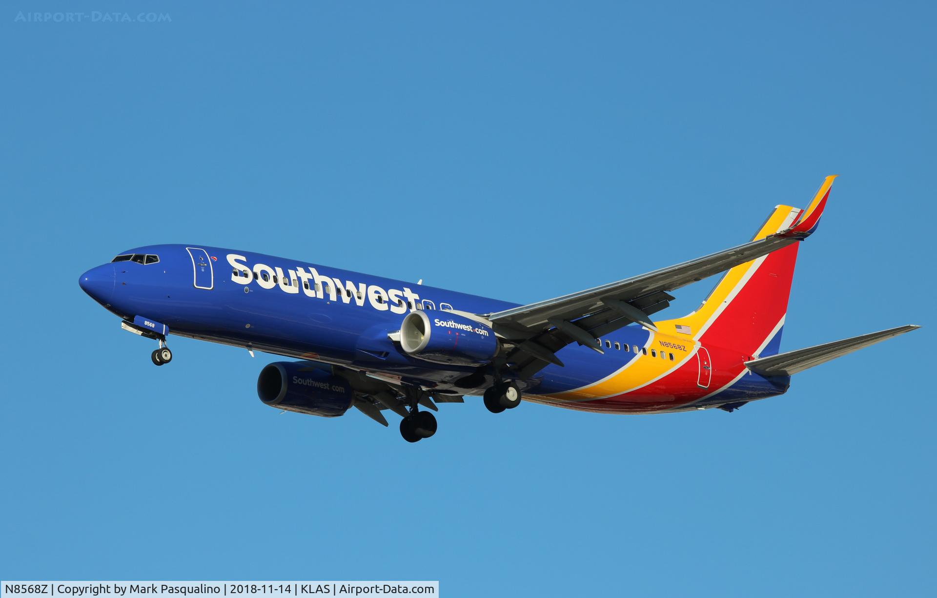 N8568Z, 2018 Boeing 737-8H4 C/N 64248, Boeing 737-8H4