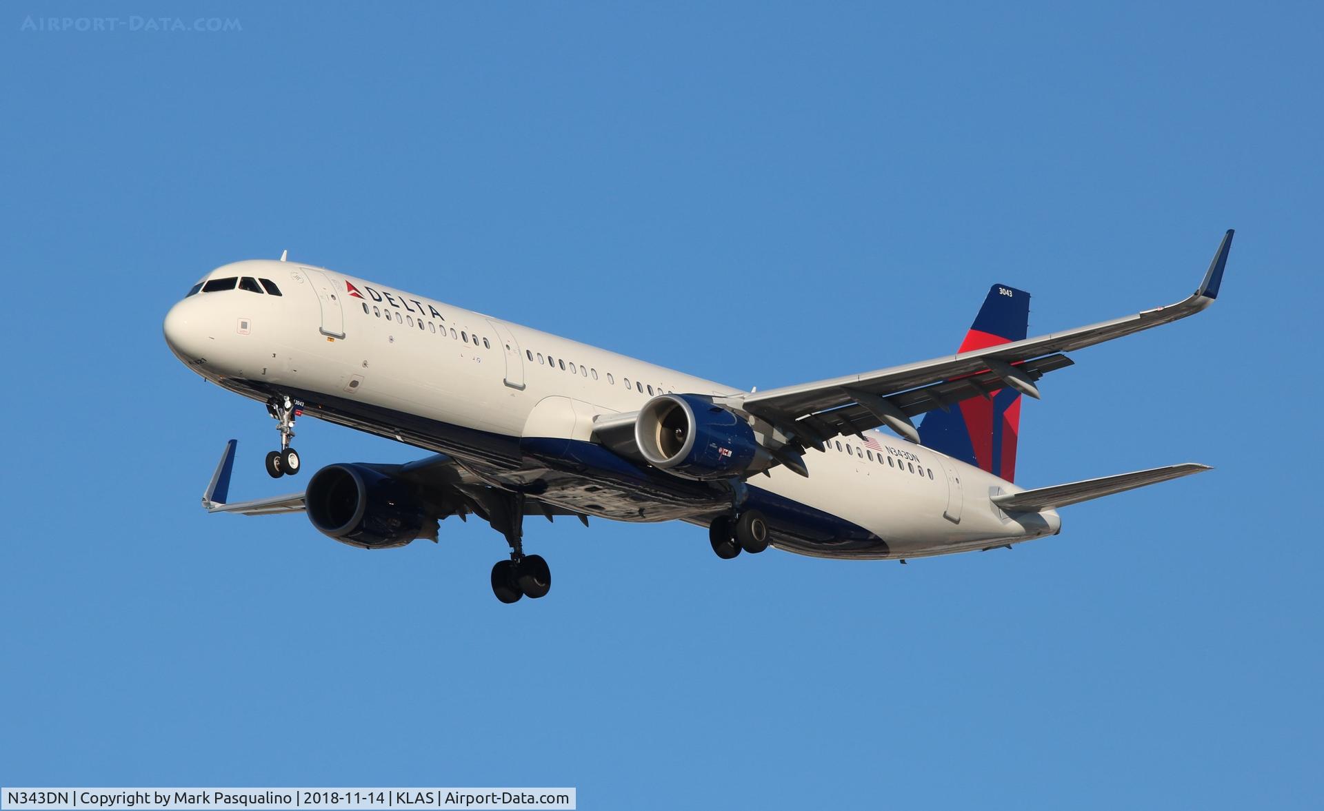N343DN, 2018 Airbus A321-211 C/N 8200, Airbus A321-211