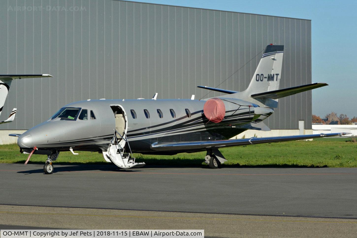 OO-MMT, 2005 Cessna 560 Citation Excel C/N 560-5593, At Antwerp Airport.