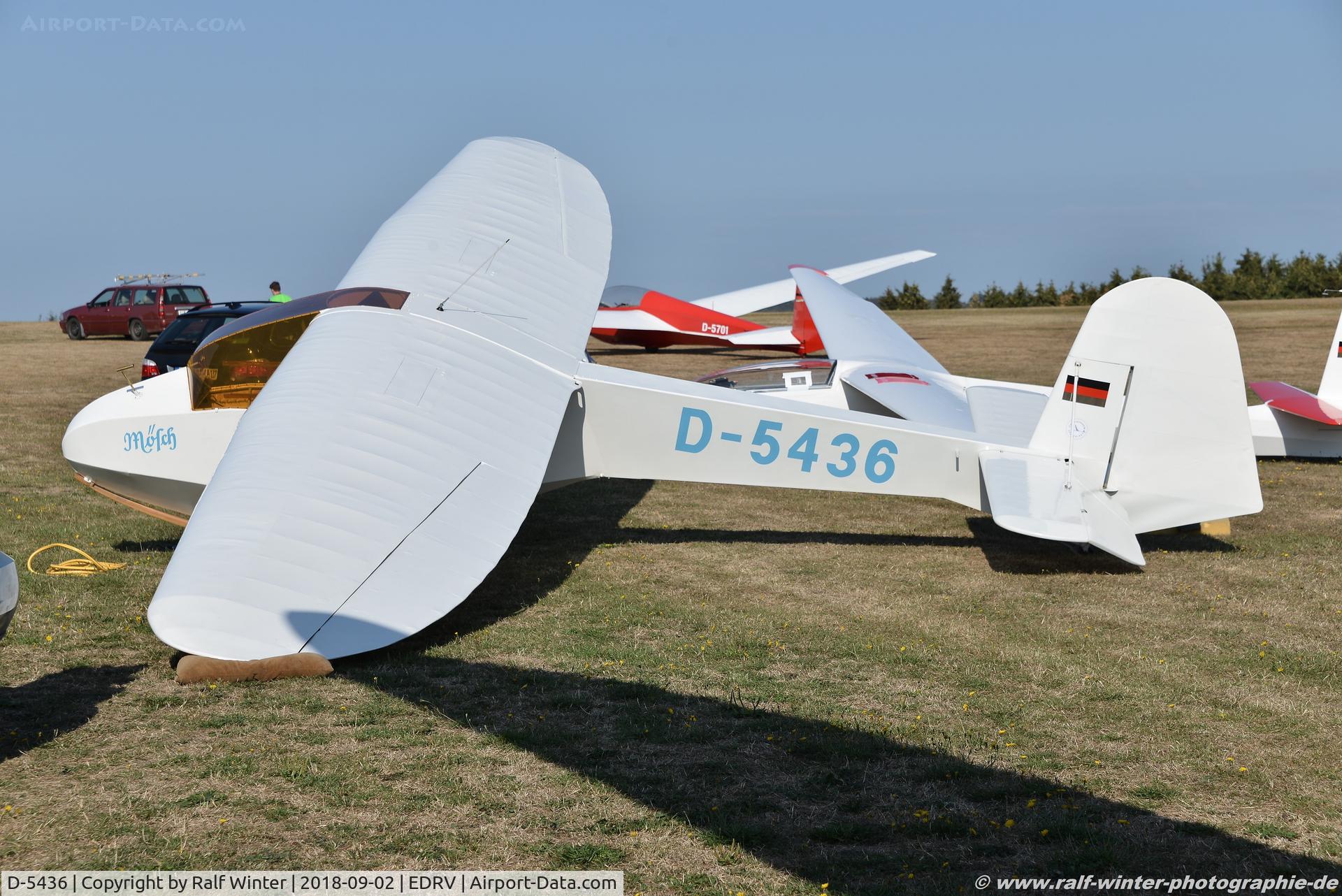 D-5436, 1955 Raab Doppelraab V C/N 001, Raab Krähe IV - Private - 001 - D-5436 - 02.09.2018 - EDRV