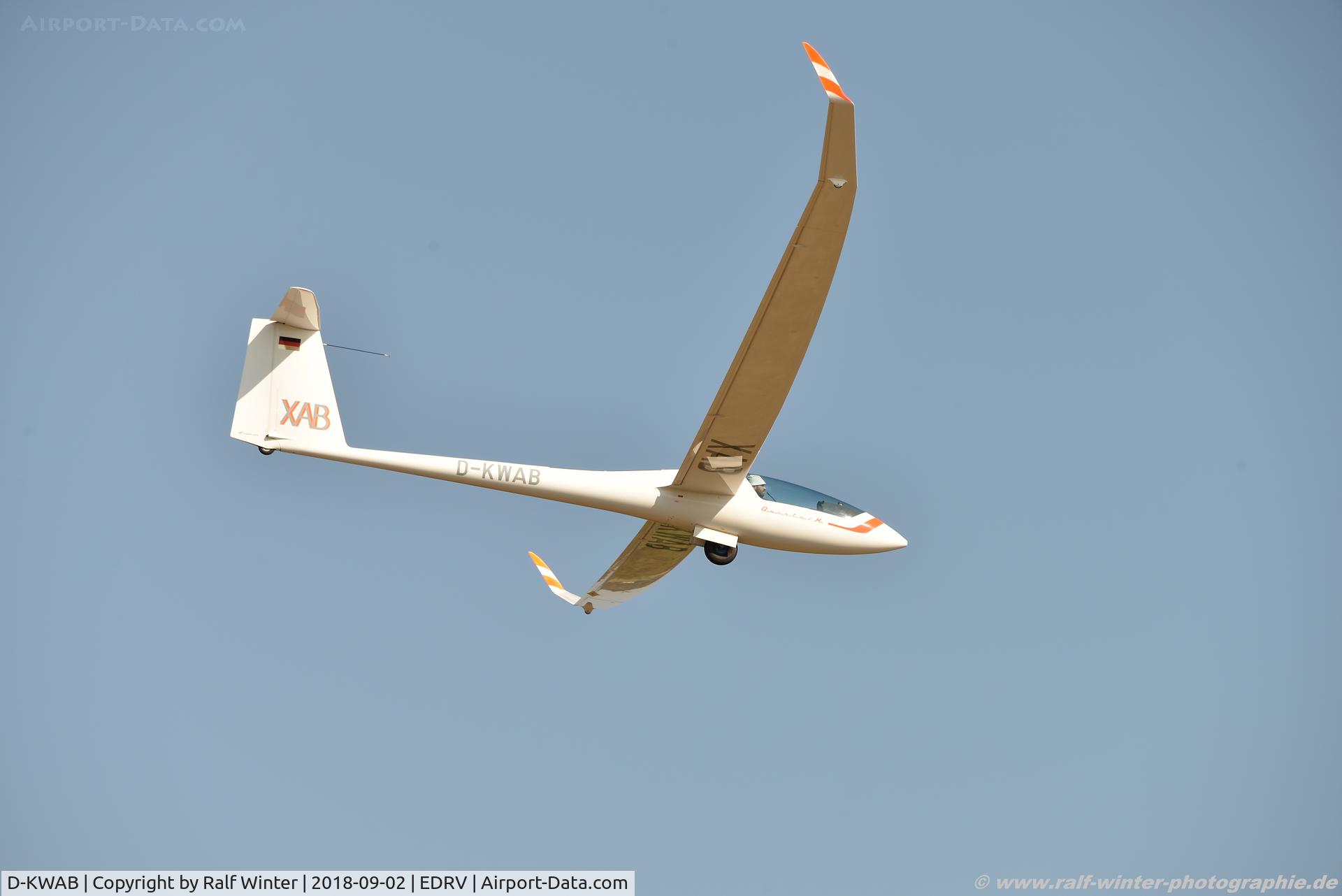 D-KWAB, 2012 Schempp-Hirth Quintus M C/N 9, Schempp-Hirth Qintus M - Private - 9 - D-KWAB - 02.09.2018 - EDRV