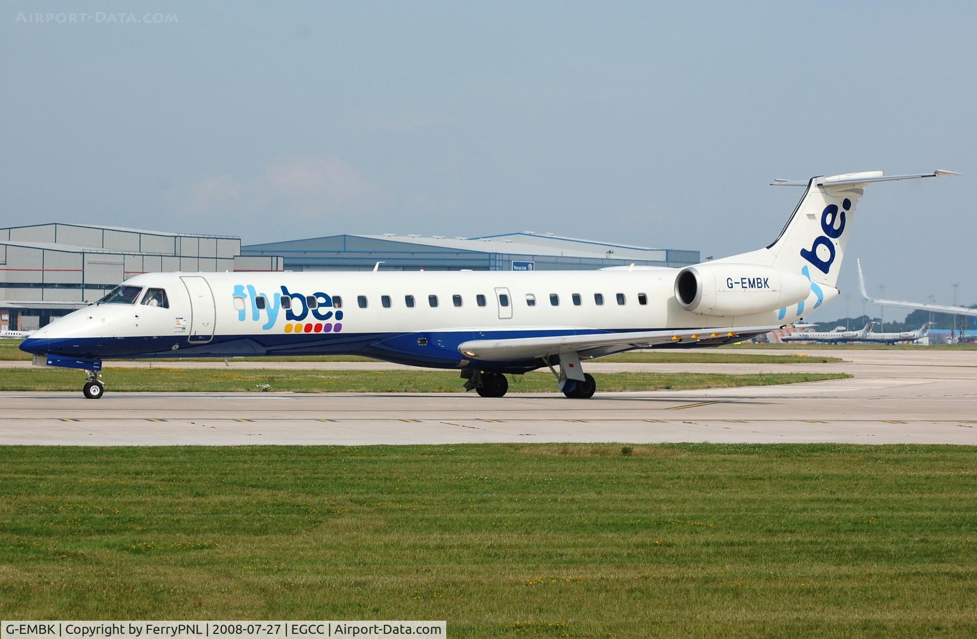 G-EMBK, 1999 Embraer EMB-145EU (ERJ-145EU) C/N 145167, Flybe ERJ145