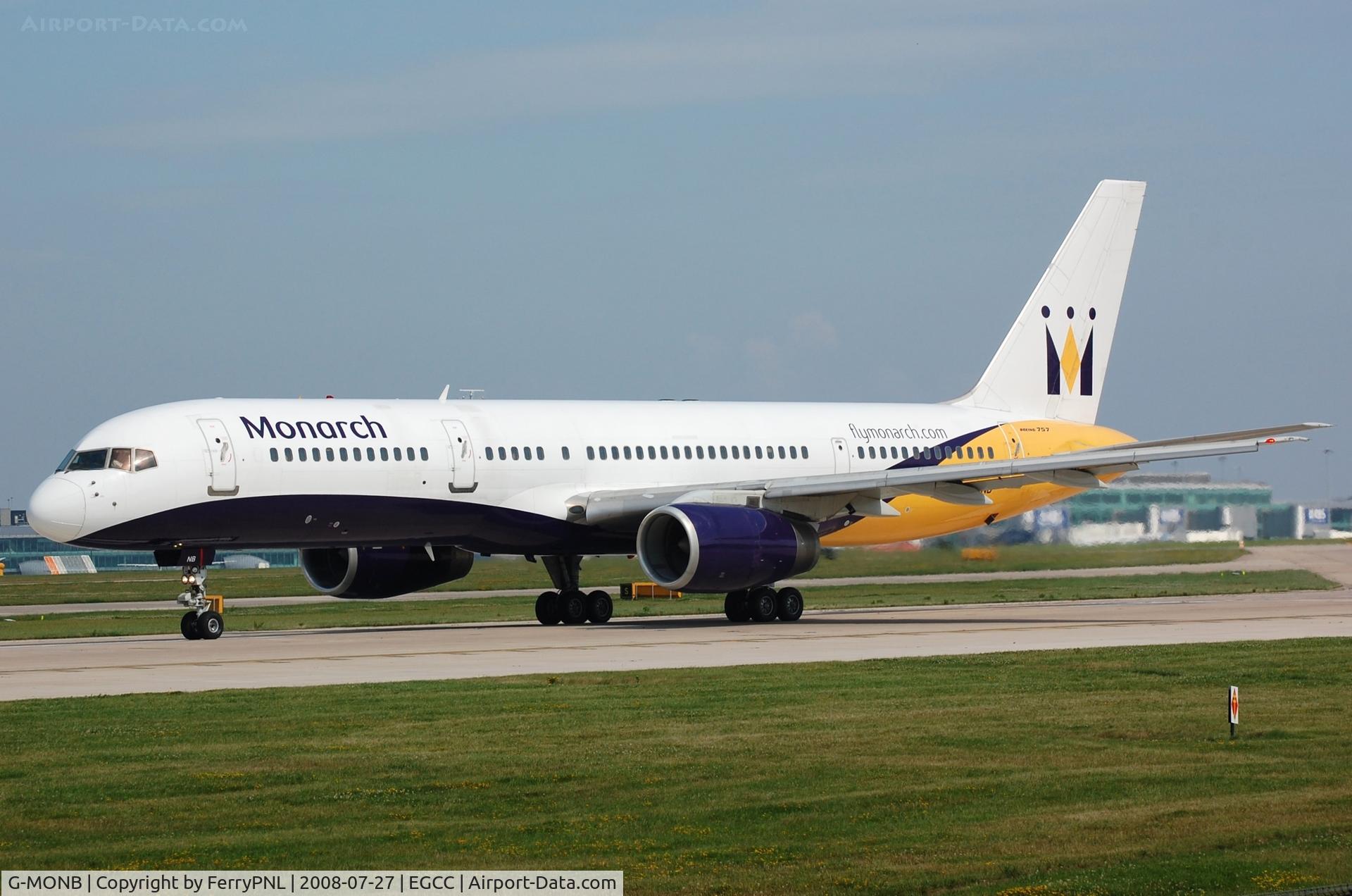 G-MONB, 1983 Boeing 757-2T7 C/N 22780, Monarch B752 ready for departure.
