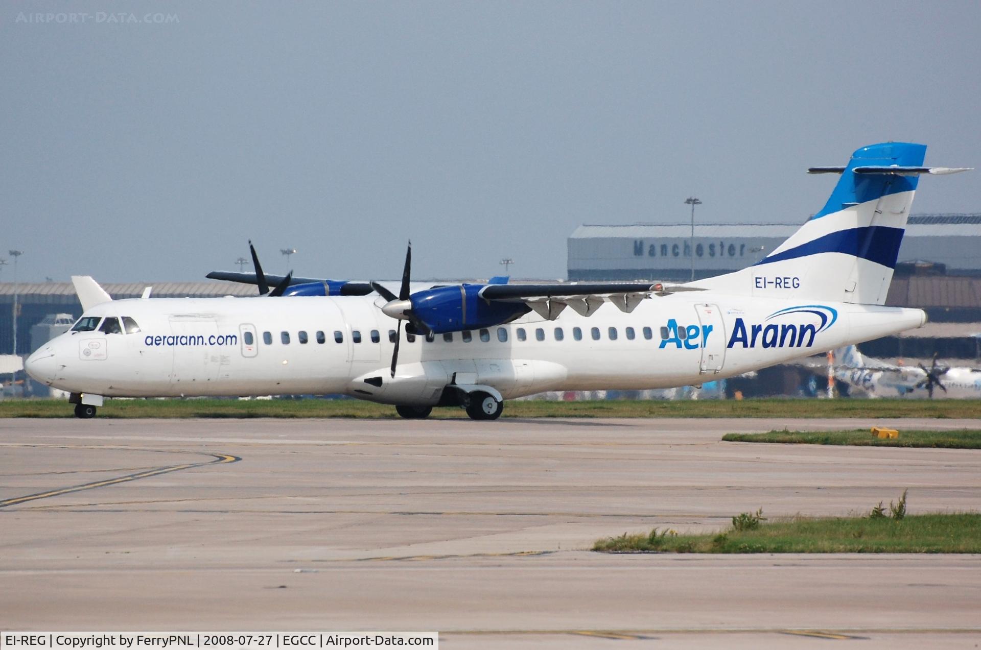 EI-REG, 1993 ATR 72-202 C/N 367, Aer Arann ATR72 about to fly to Ireland.
