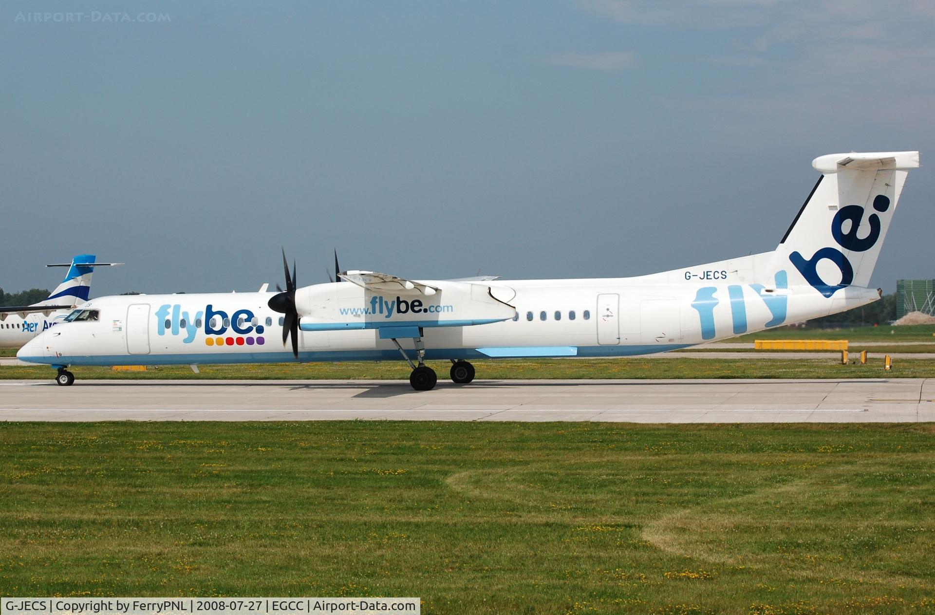 G-JECS, 2006 De Havilland Canada DHC-8-402Q Dash 8 C/N 4142, Departure of Flybe DHC8