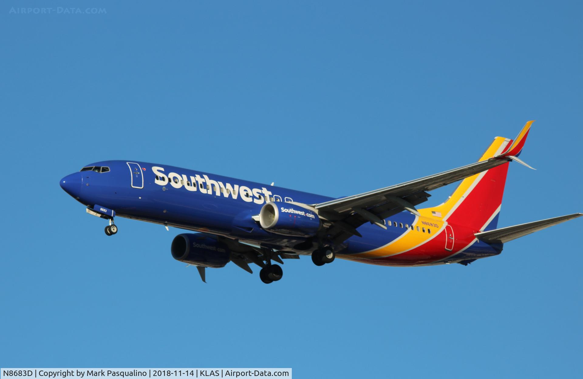 N8683D, 2016 Boeing 737-8H4 C/N 36738, Boeing 737-8H4