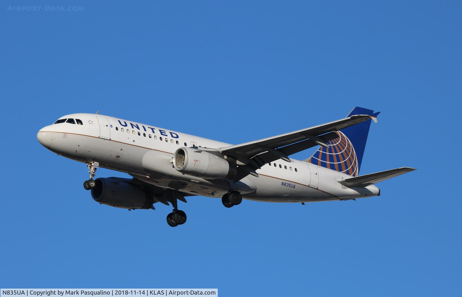 N835UA, 2001 Airbus A319-131 C/N 1426, Airbus A319-131