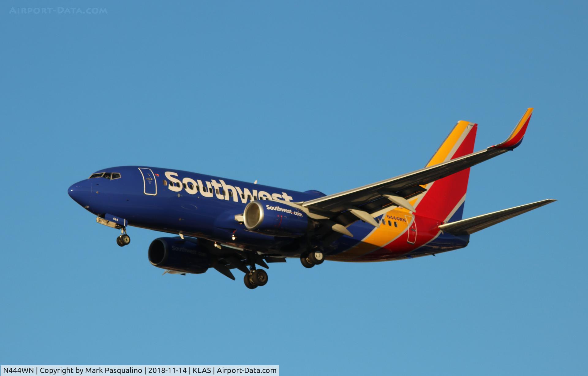 N444WN, 2003 Boeing 737-7H4 C/N 29839, Boeing 737-7H4