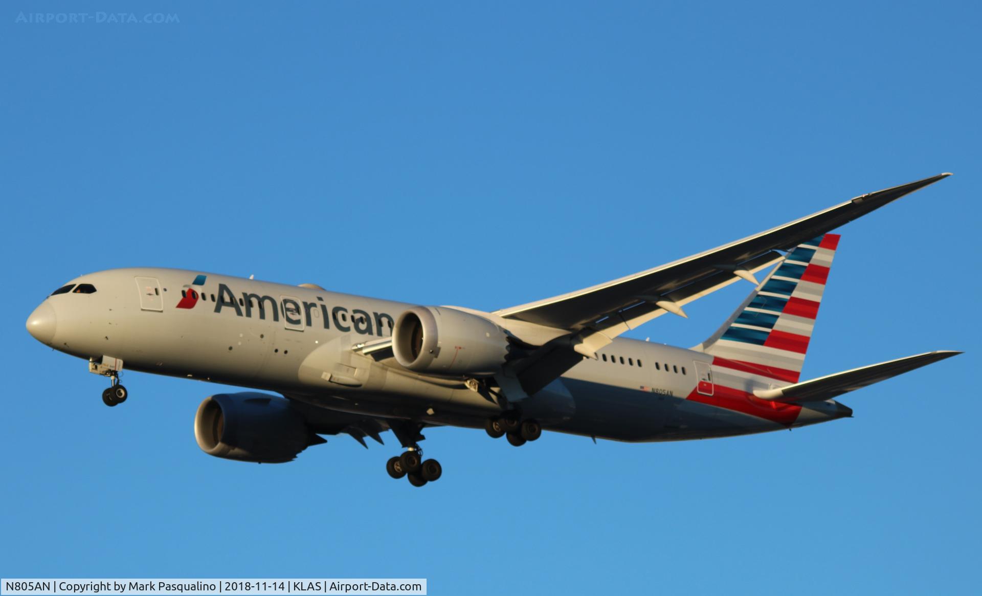 N805AN, 2015 Boeing 787-8 Dreamliner C/N 40623, Boeing 787-8