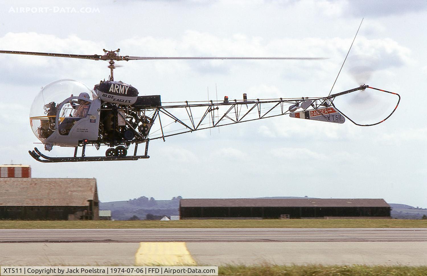 XT511, 1966 Westland Sioux AH.1 C/N WA423, Sioux of AAC 