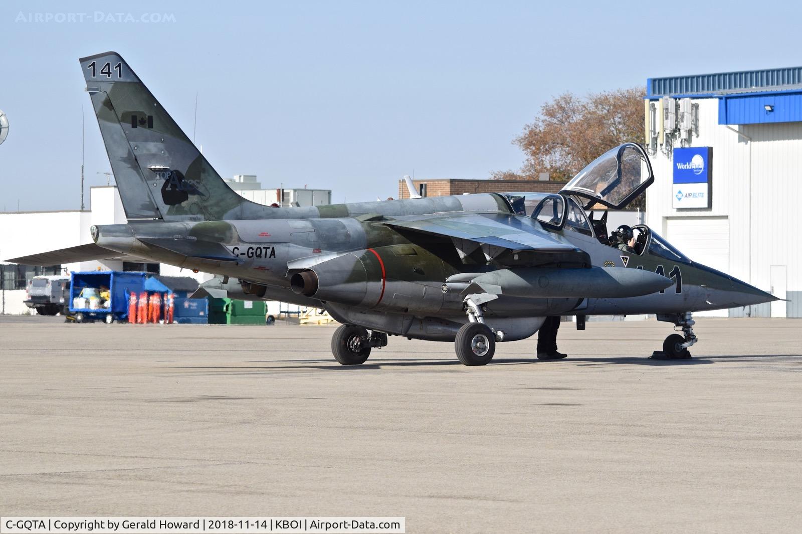C-GQTA, 1981 Dassault-Dornier Alpha Jet A C/N 0141, Alpha Jet belonging to Top Aces Inc., Quebec, Canada. Trains with RCAF aircraft.