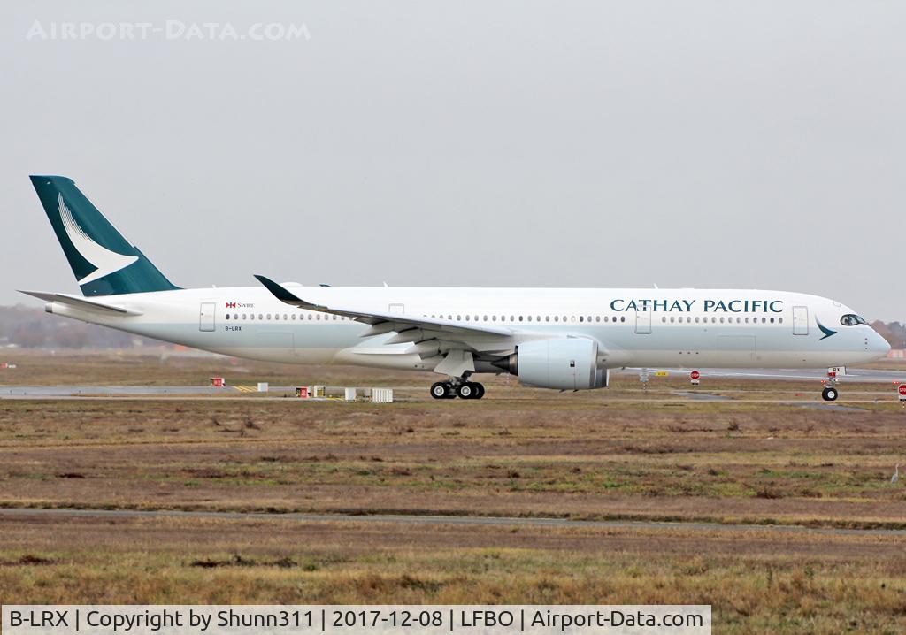 B-LRX, 2017 Airbus A350-941 C/N 155, Delivery day...