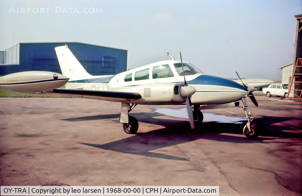 OY-TRA, 1962 Cessna 310G C/N 310G-0110, Copenhagen 1968