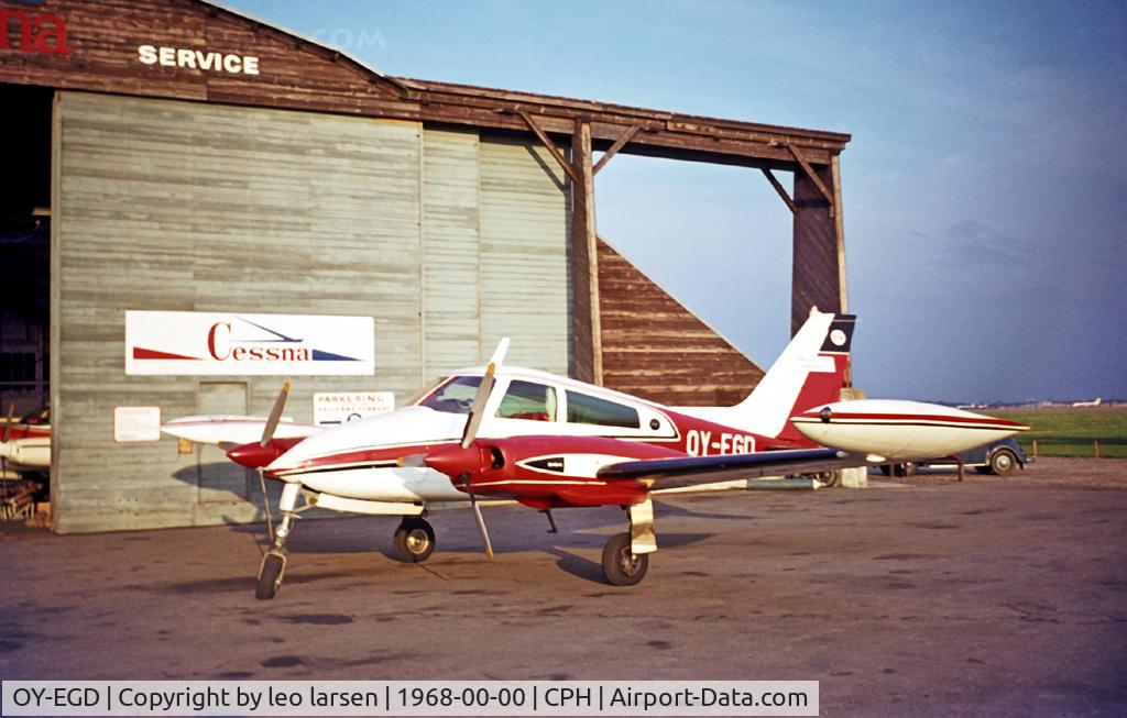 OY-EGD, 1966 Cessna 310K C/N 310K-0228, Copenhagen 1968