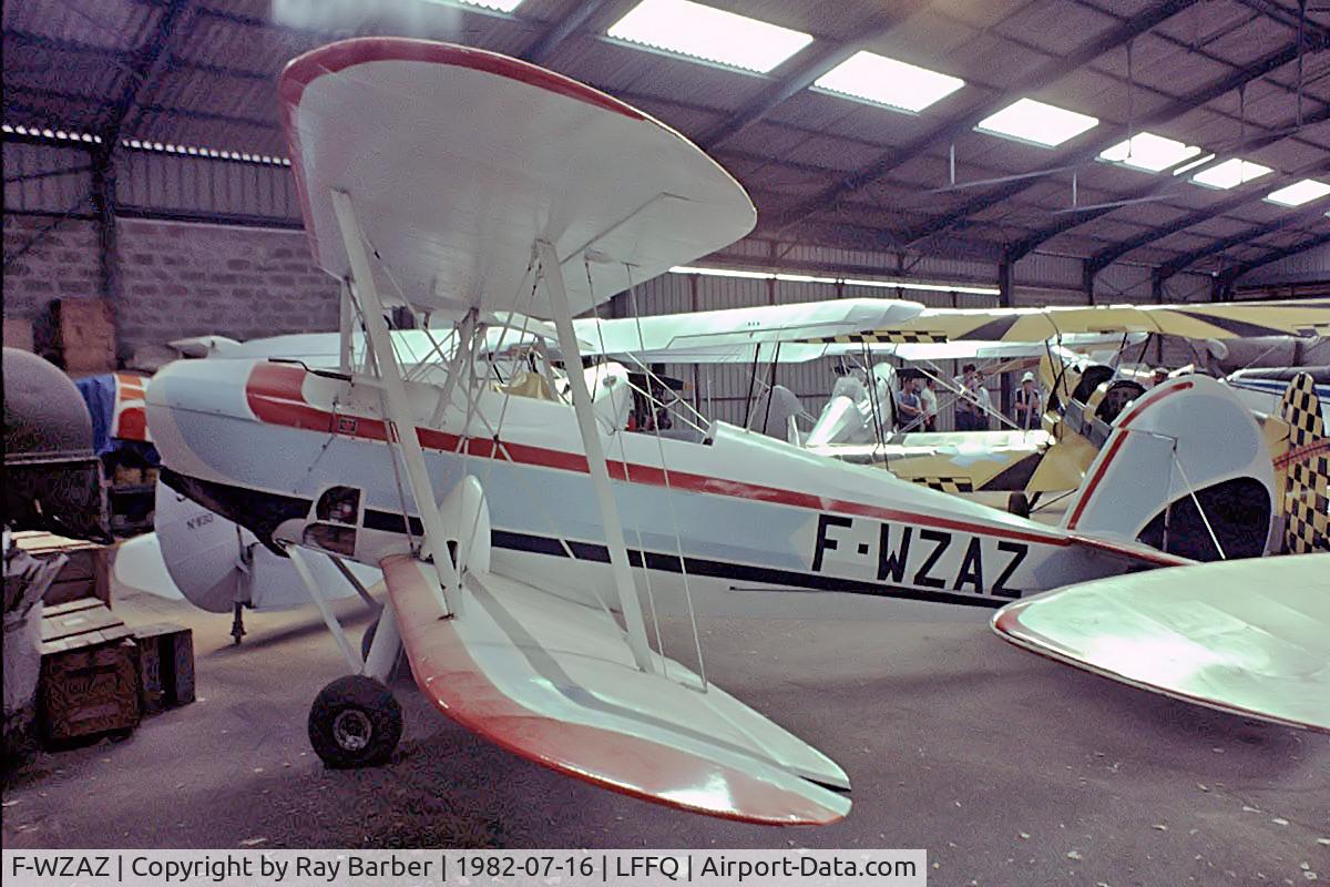 F-WZAZ, SNCAN Stampe SV-4L C/N 10, F-WZAZ   SNCAN Stampe SV.4L [01] La Ferte Alais~F 16/07/1982. From a slide.
