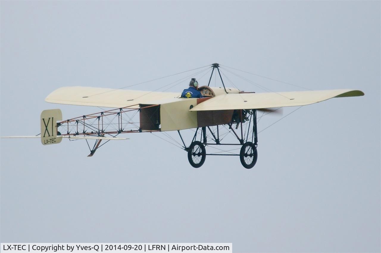 LX-TEC, Bleriot XI Replica C/N unknow, Bleriot XI Replica, On display, Rennes-St Jacques airport (LFRN-RNS) Air show 2014