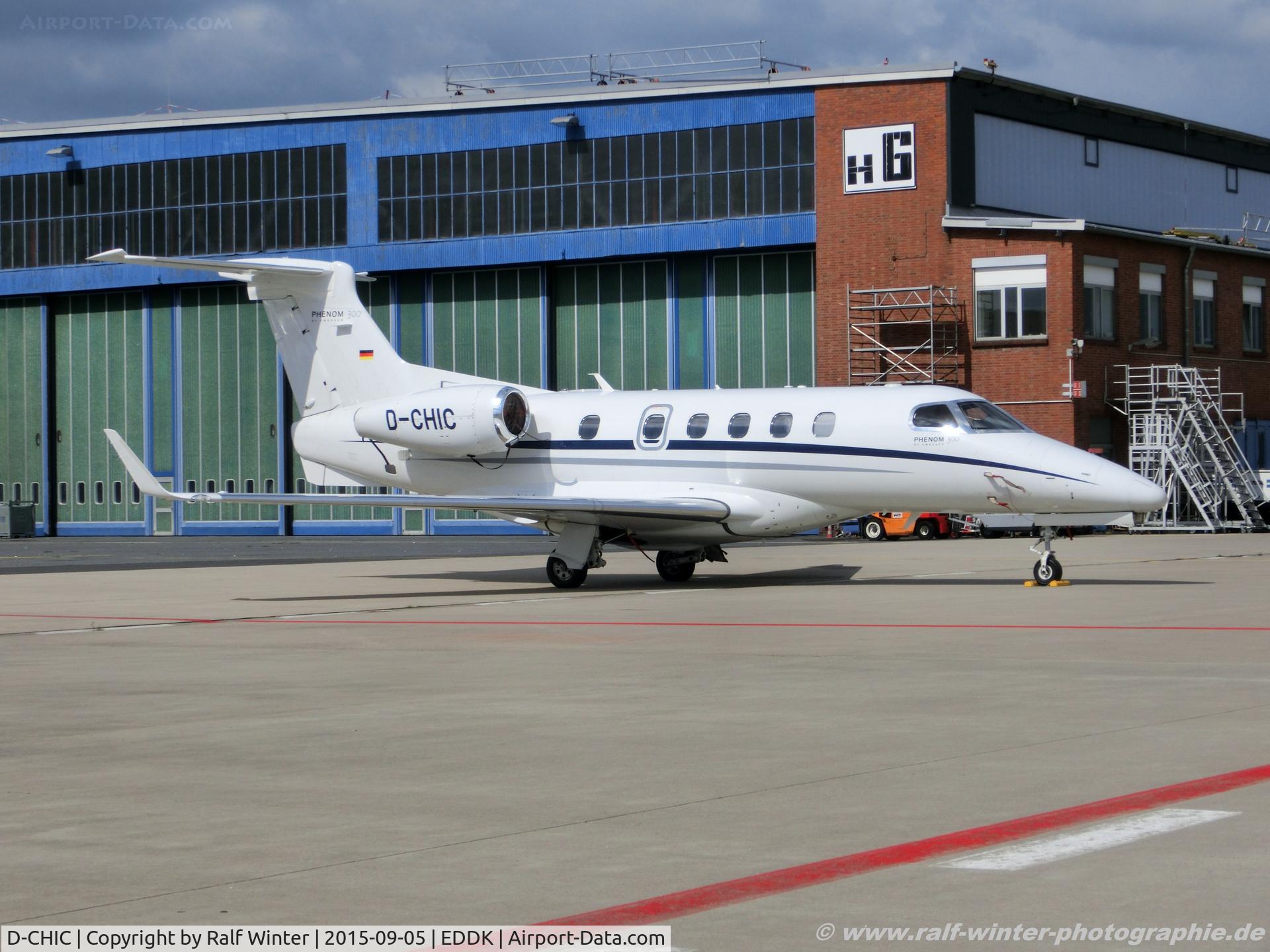 D-CHIC, 2012 Embraer EMB-505 Phenom 300 C/N 50500096, Embraer Phenom 300 EMB-505 - VIB Vibro-Air - 50500096 - D-CHIC - 05.09.2015 - CGN