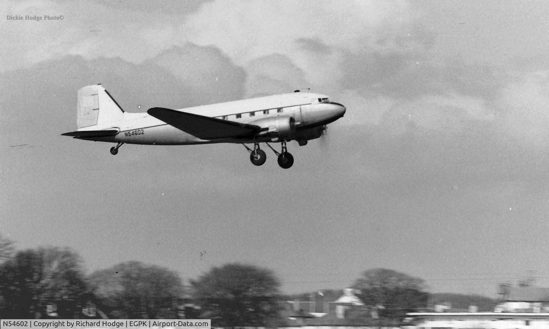N54602, 1943 Douglas C-47B C/N 15635/27080, Late 1970's ? Date undetermined at present.