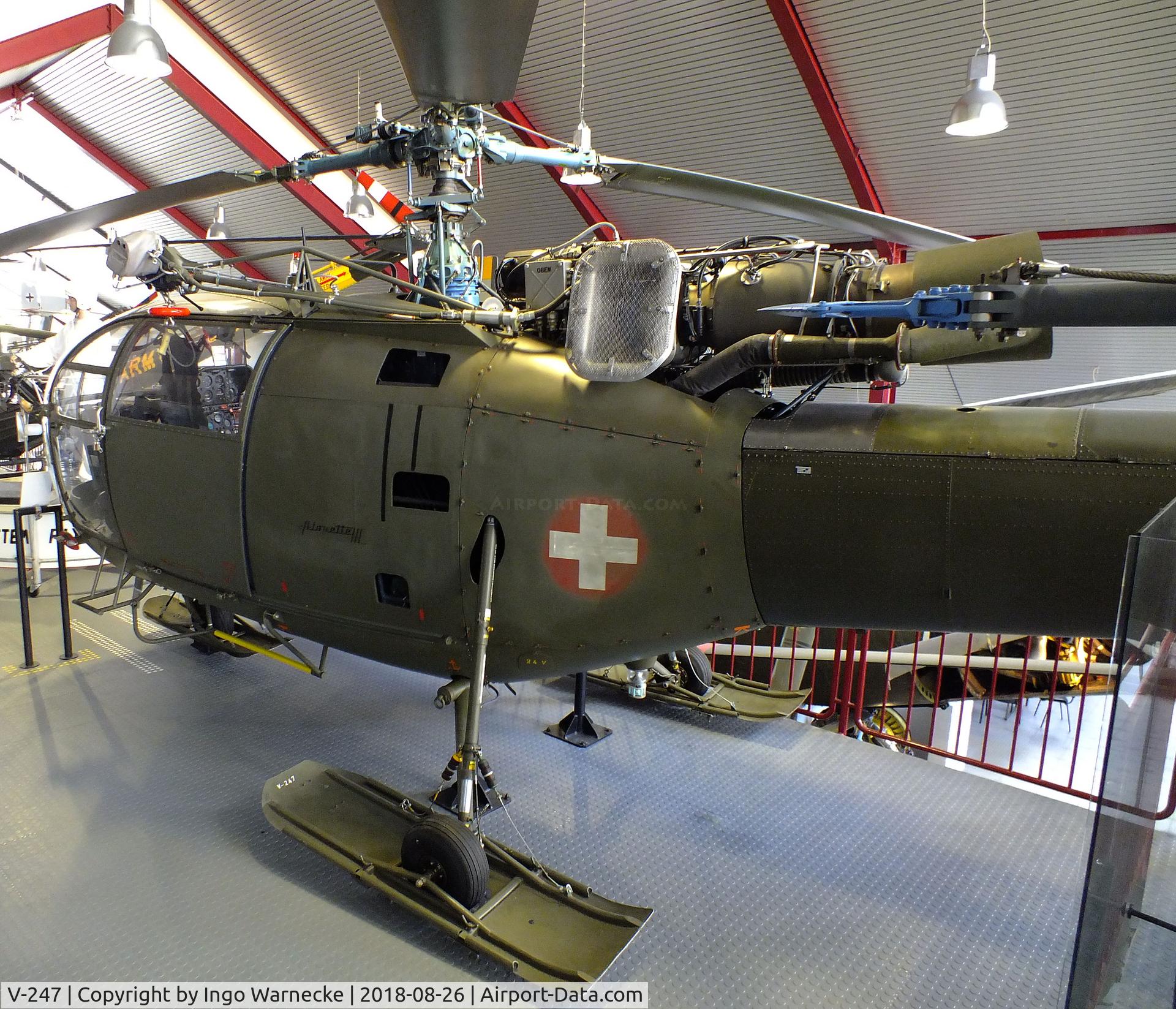 V-247, Sud SE-3160 Alouette III C/N 123/1069, Sud-Est SE.3160 Alouette III at the Hubschraubermuseum (helicopter museum), Bückeburg