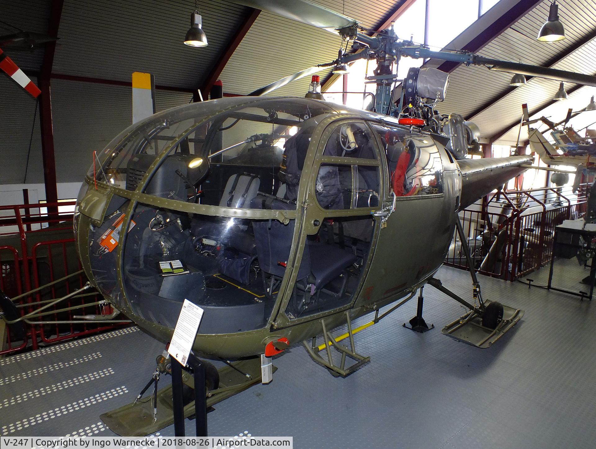 V-247, Sud SE-3160 Alouette III C/N 123/1069, Sud-Est SE.3160 Alouette III at the Hubschraubermuseum (helicopter museum), Bückeburg