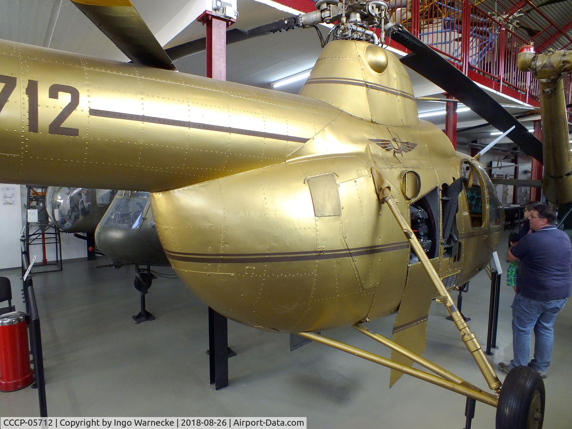 CCCP-05712, Mil/PZL-Swidnik SM-1W C/N not known, PZL-Swidnik SM-1 (Mil Mi-1 HARE) at the Hubschraubermuseum (helicopter museum), Bückeburg