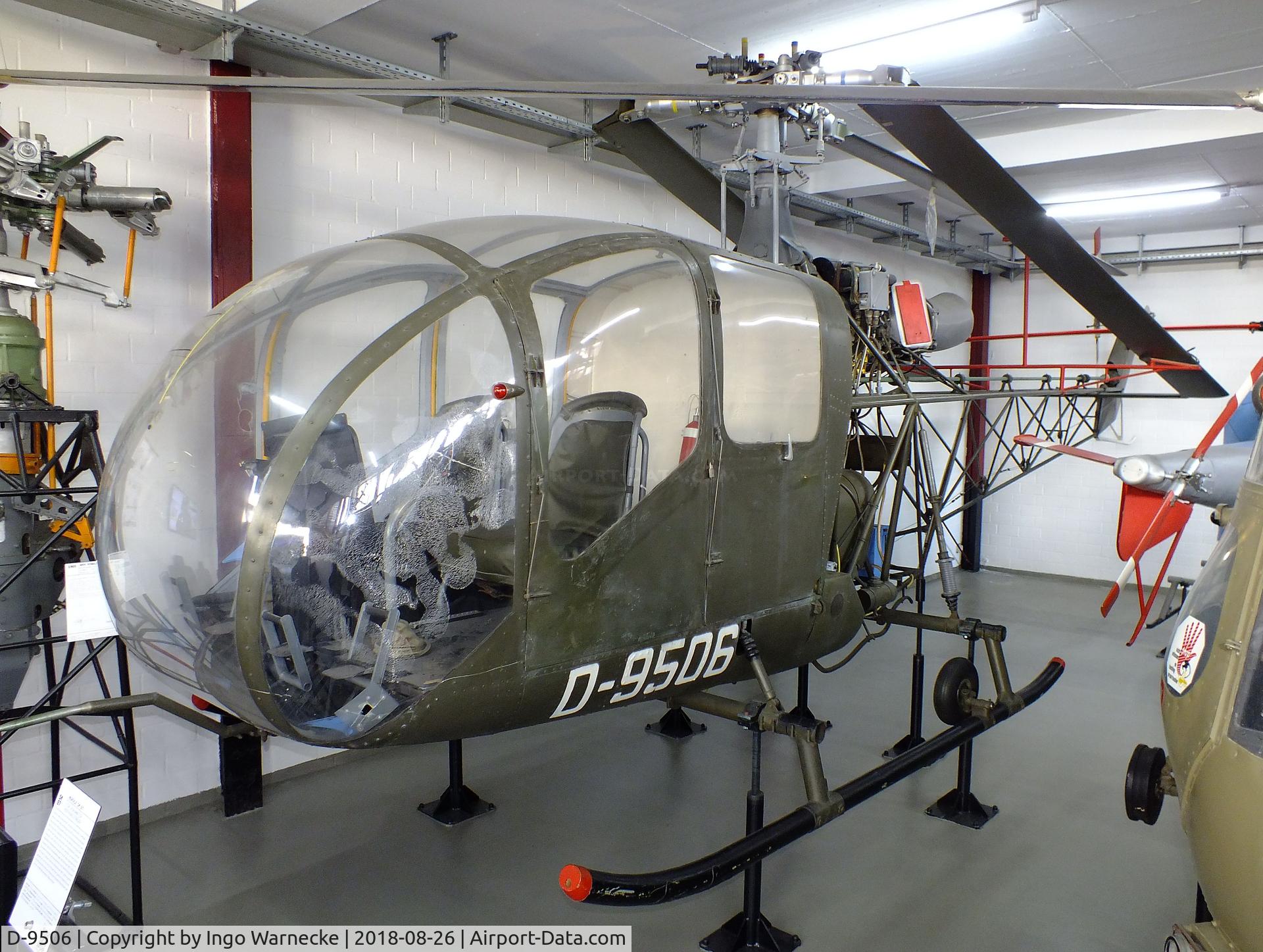 D-9506, 1961 Merckle SM-67 C/N V-3, Merckle SM-67 at the Hubschraubermuseum (helicopter museum), Bückeburg