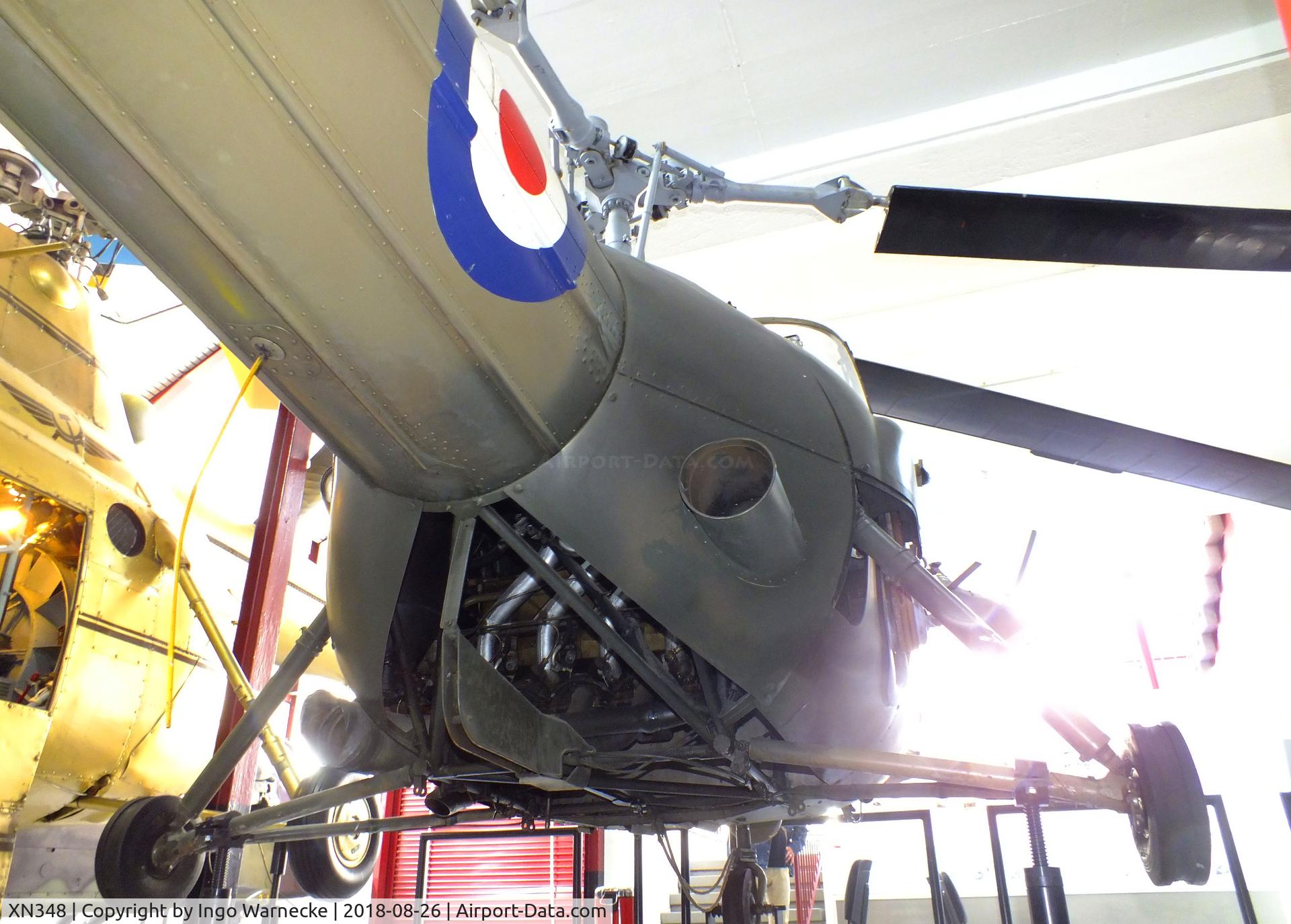 XN348, 1960 Saunders-Roe Skeeter AOP.12 C/N S2/7154, Saunders-Roe Skeeter AOP12 at the Hubschraubermuseum (helicopter museum), Bückeburg