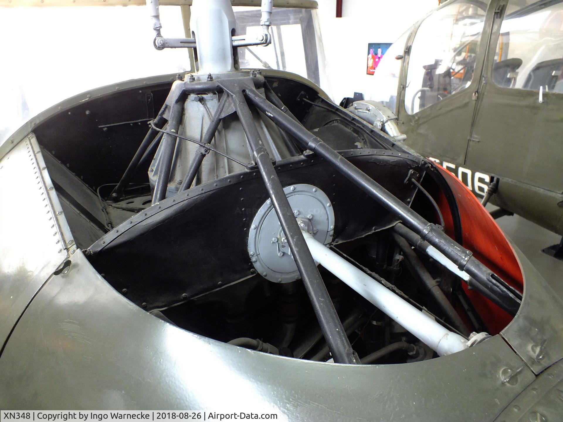XN348, 1960 Saunders-Roe Skeeter AOP.12 C/N S2/7154, Saunders-Roe Skeeter AOP12 at the Hubschraubermuseum (helicopter museum), Bückeburg