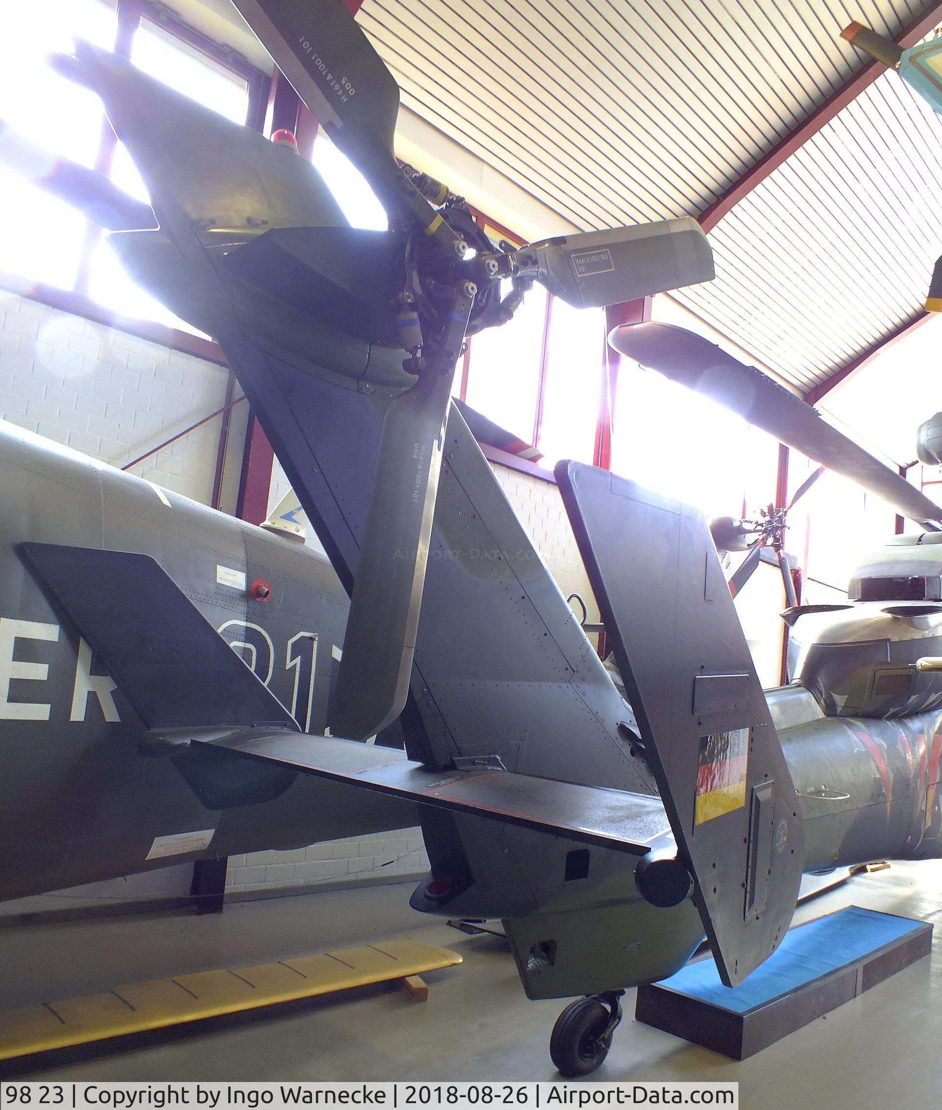 98 23, Eurocopter EC-665 Tiger PAH-2 C/N PT3, Eurocopter EC665 Tiger PAH-2 at the Hubschraubermuseum (helicopter museum), Bückeburg