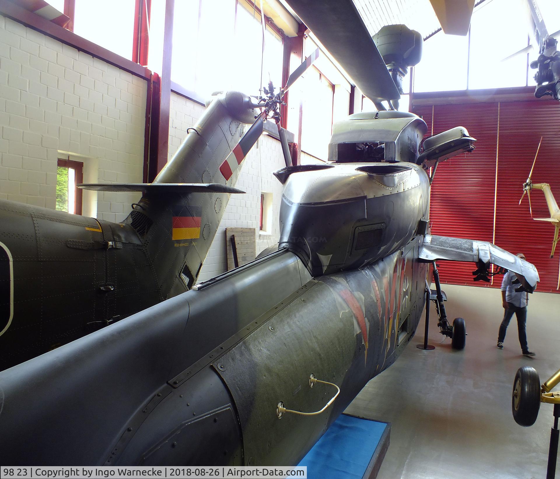 98 23, Eurocopter EC-665 Tiger PAH-2 C/N PT3, Eurocopter EC665 Tiger PAH-2 at the Hubschraubermuseum (helicopter museum), Bückeburg