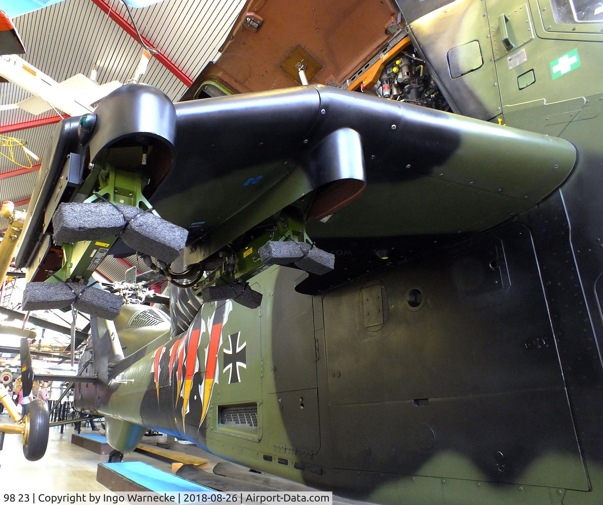 98 23, Eurocopter EC-665 Tiger PAH-2 C/N PT3, Eurocopter EC665 Tiger PAH-2 at the Hubschraubermuseum (helicopter museum), Bückeburg