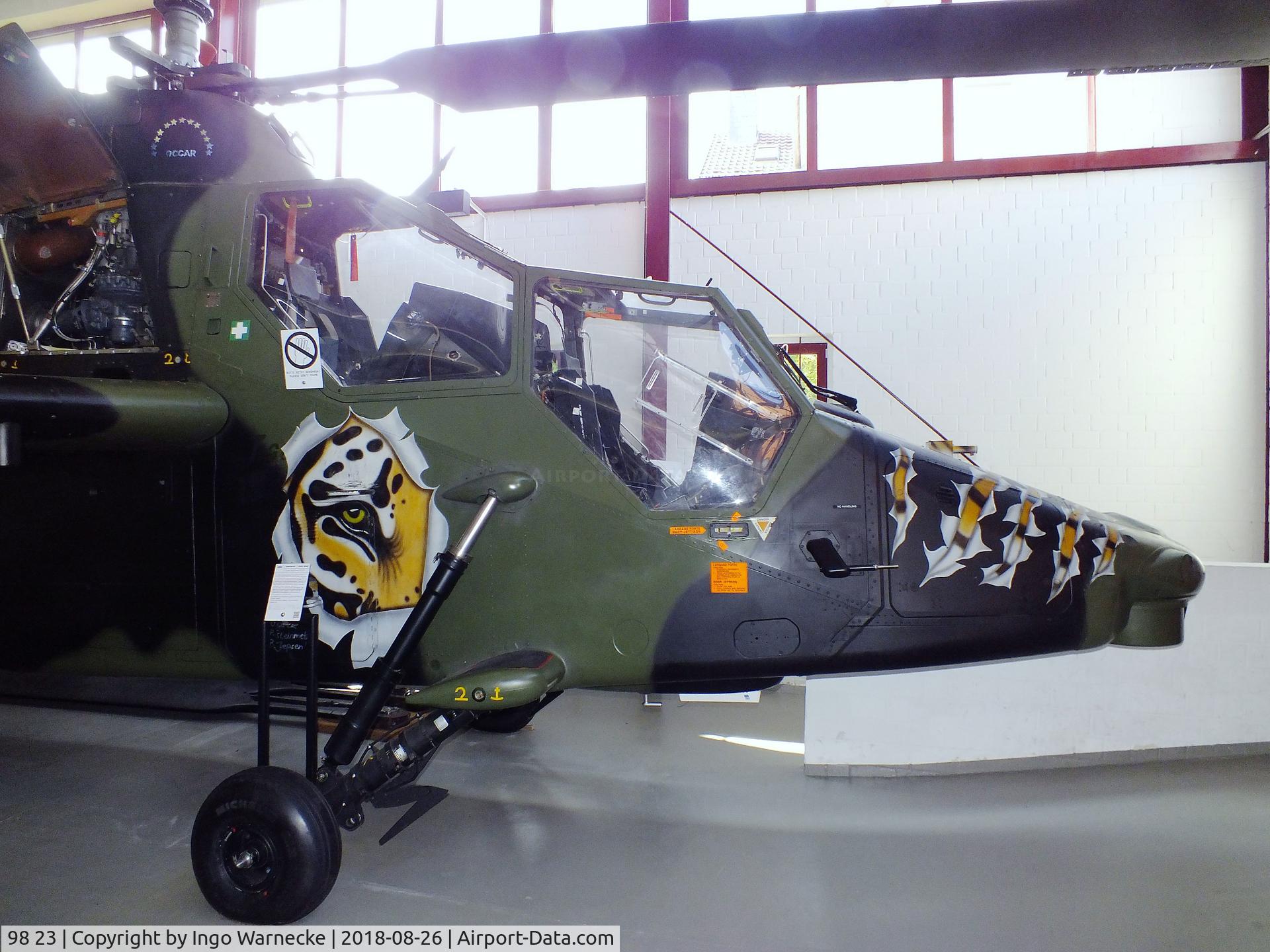 98 23, Eurocopter EC-665 Tiger PAH-2 C/N PT3, Eurocopter EC665 Tiger PAH-2 at the Hubschraubermuseum (helicopter museum), Bückeburg