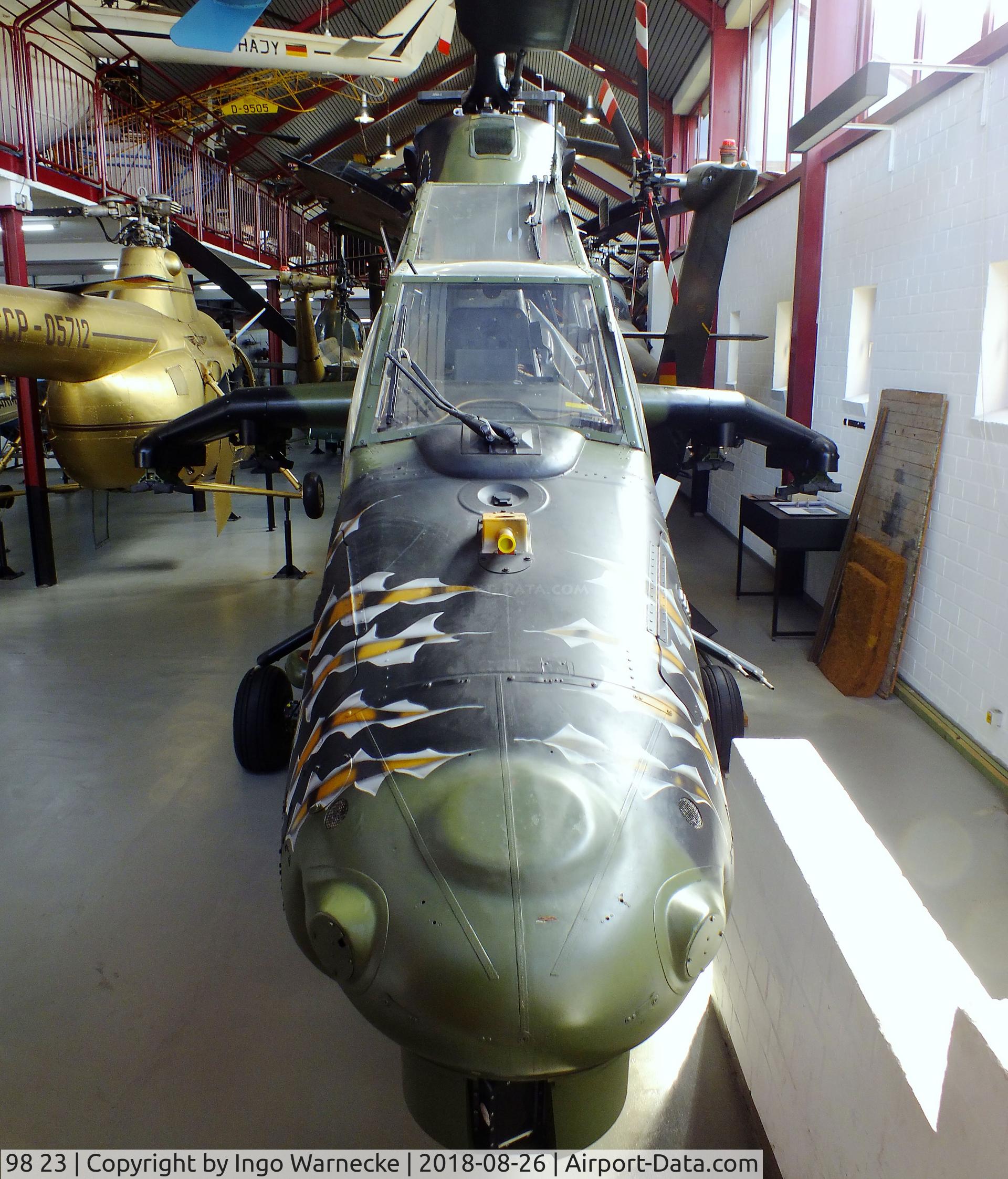 98 23, Eurocopter EC-665 Tiger PAH-2 C/N PT3, Eurocopter EC665 Tiger PAH-2 at the Hubschraubermuseum (helicopter museum), Bückeburg