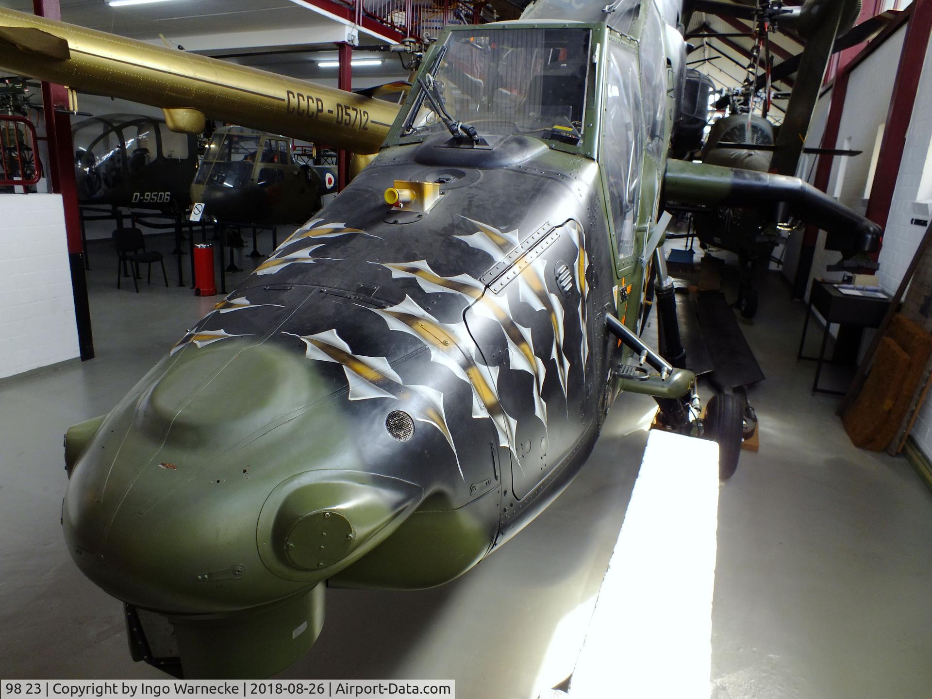 98 23, Eurocopter EC-665 Tiger PAH-2 C/N PT3, Eurocopter EC665 Tiger PAH-2 at the Hubschraubermuseum (helicopter museum), Bückeburg