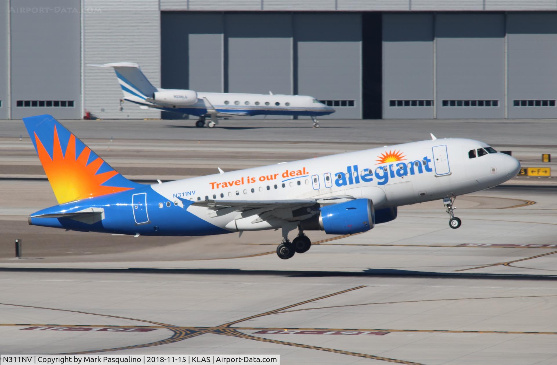 N311NV, 2006 Airbus A319-111 C/N 2702, Airbus A319-111