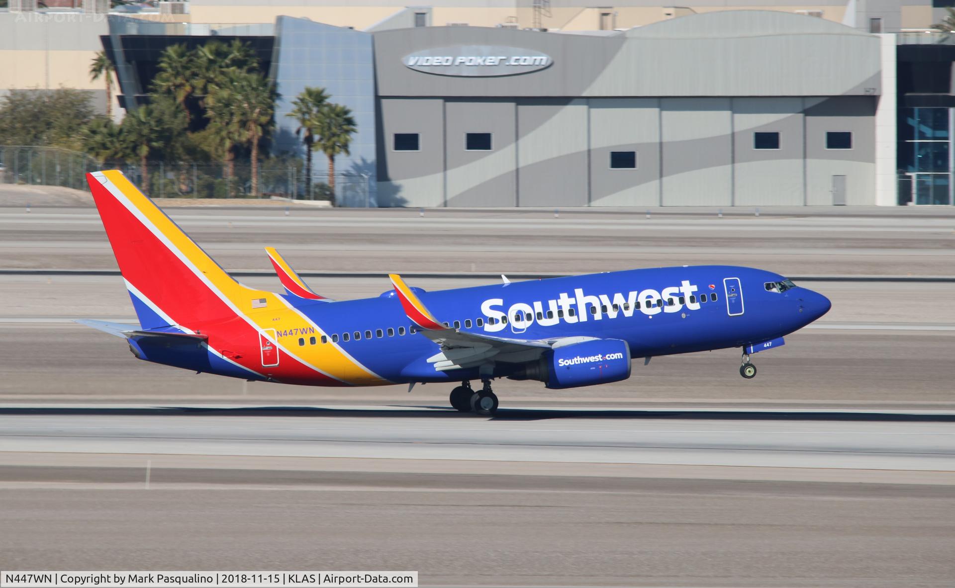N447WN, 2003 Boeing 737-7H4 C/N 33720, Boeing 737-7H4